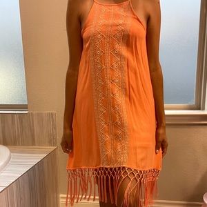 Orange dress